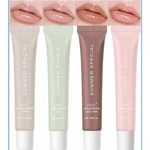 URQT Summer Special Lip Balm Butter 15g Hydrating Gloss Vanilla Mint Cake Coffee